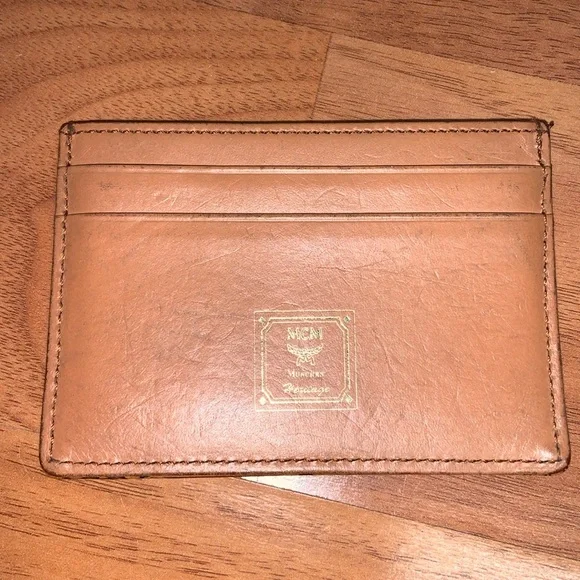 Authentic MCM Card Case In Visetos Original